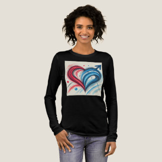Yin & Yang of Love – Gender Fusion Long Sleeve Shi Tri-Blend Shirt