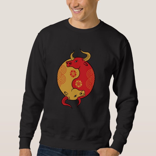 Yin Yang Ox Sweatshirt (Front)