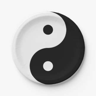 "YIN YANG" PAPER PLATE