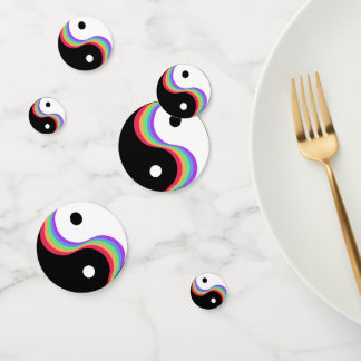 Yin Yang Rainbow Confetti
