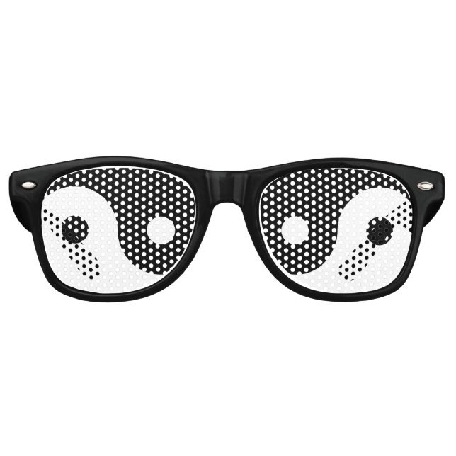 Yin Yang Retro Sunglasses (Front)