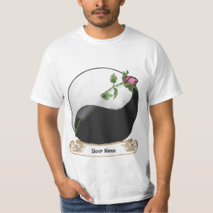 yin yang Rose t-shirts