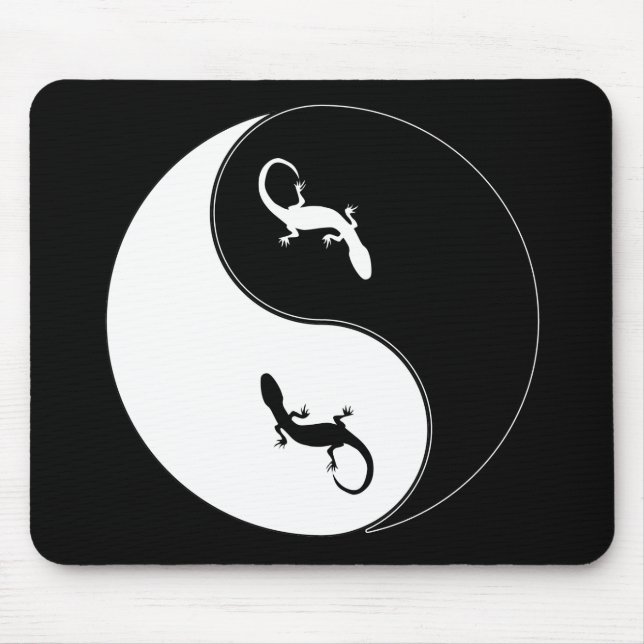 Yin Yang Salamander Mouse Pad (Front)