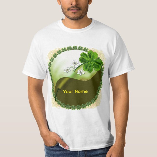 Yin Yang Shamrock T-Shirt (Front)