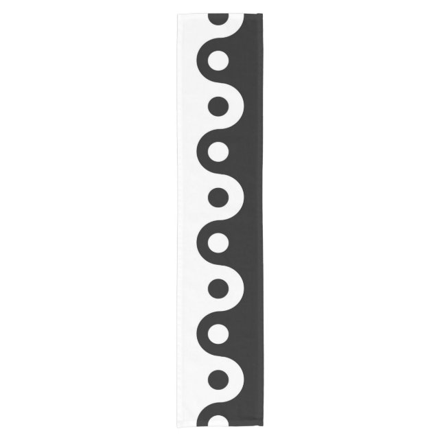 Yin yang short table runner (Front)