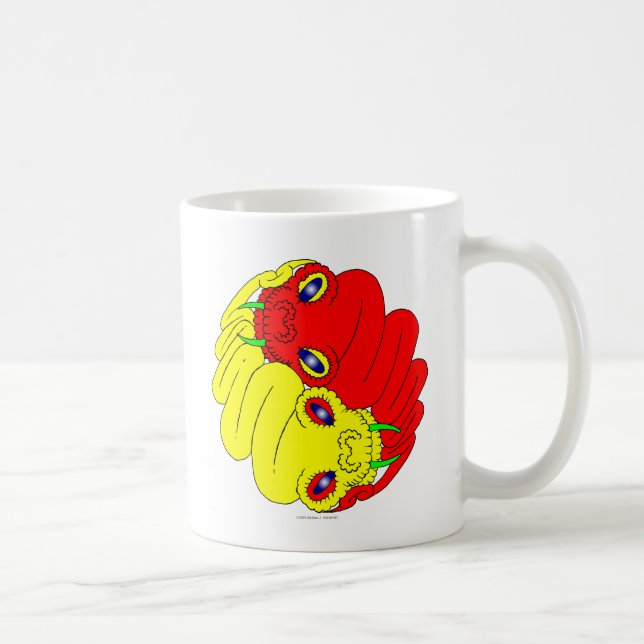 Yin Yang Snakes Coffee Mug (Right)