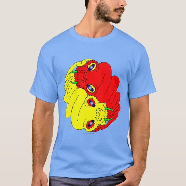 Yin Yang Snakes T-Shirt (Front)