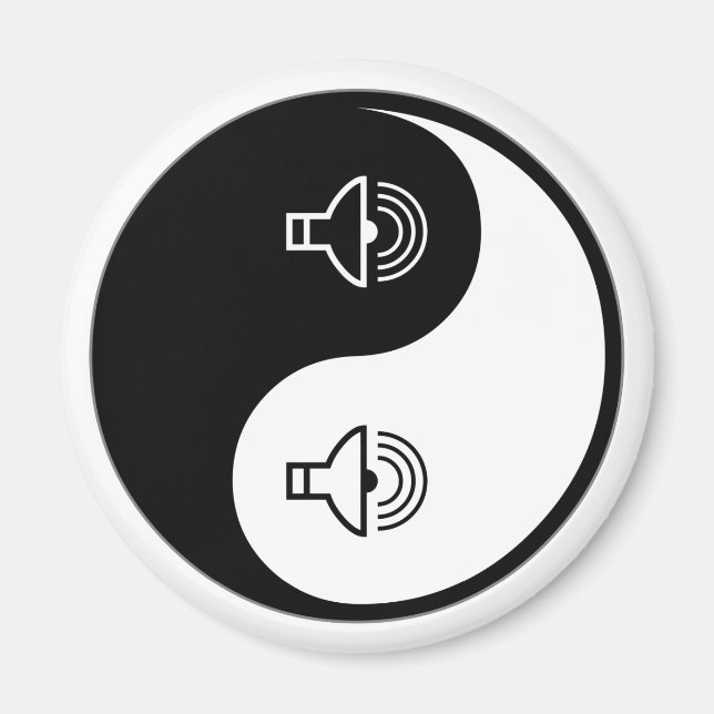 Yin Yang Sound Magnet (Front)