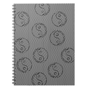 Yin Yang Spiral Notebook