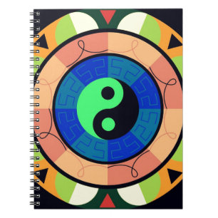 Yin Yang ! Spiral Notebook