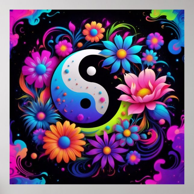 Yin Yang Spiritual Harmony Poster (Front)