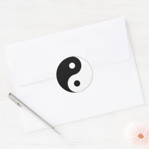 Yin Yang Symbol Classic Round Sticker