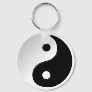 Yin Yang Symbol Key Ring