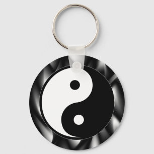 Yin Yang Symbol Key Ring