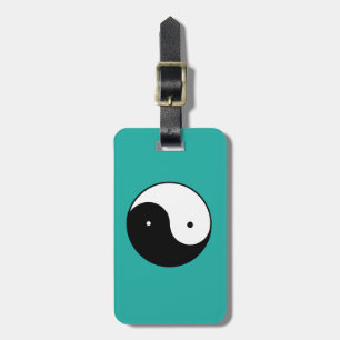 Yin Yang Symbol Luggage Tag