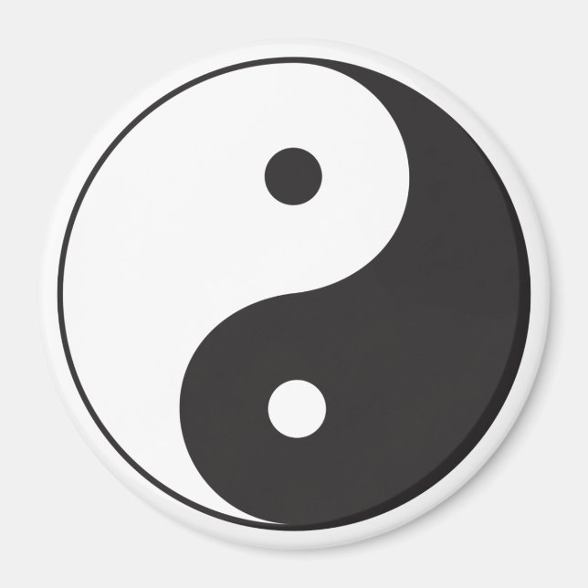 Yin Yang Symbol Magnet (Front)