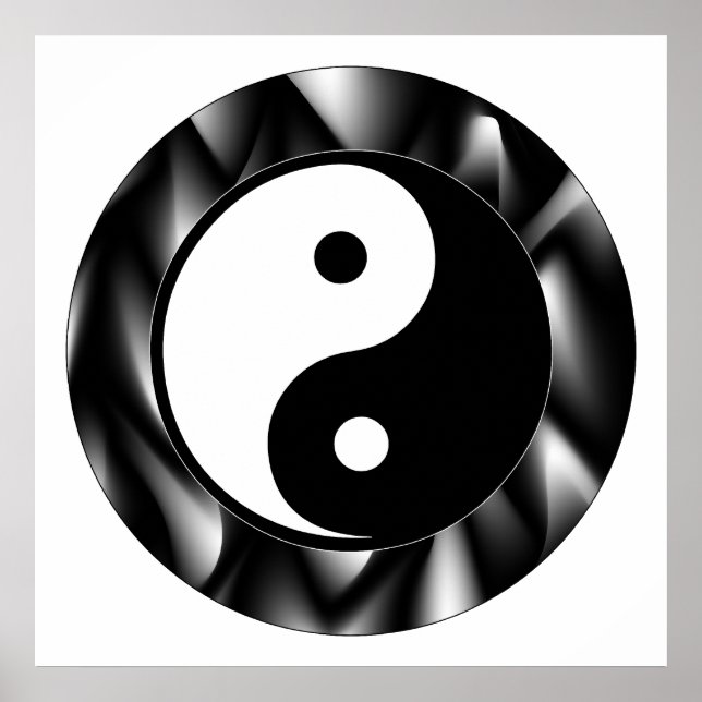 Yin Yang Symbol Poster (Front)