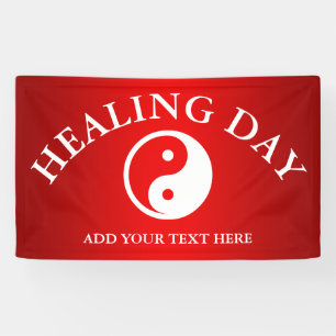 Yin Yang Symbol - solid tattoo design 2 Banner