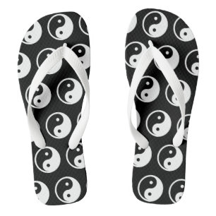 Yin Yang Symbol - solid tattoo design 2 Jandals
