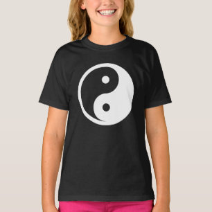 Yin Yang Symbol - solid tattoo design 2 T-Shirt