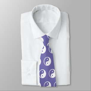 Yin Yang Symbol - solid tattoo design 2 Tie