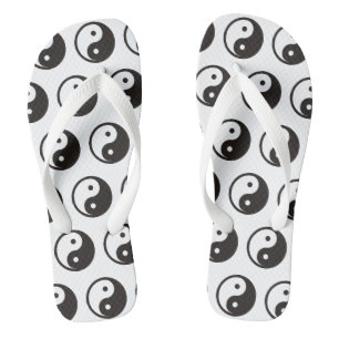 Yin Yang Symbol - solid tattoo design Jandals