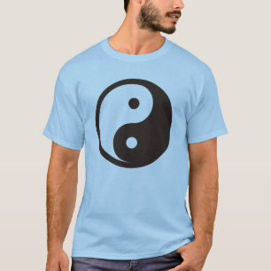 Yin Yang Symbol - solid tattoo design T-Shirt