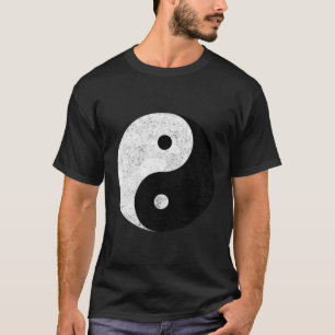Yin Yang Symbol Tao Taijitu Yoga Peace Love T-Shirt