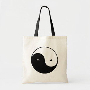 Yin Yang Symbol Tote Bag