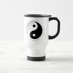 Yin Yang Symbol Travel Mug