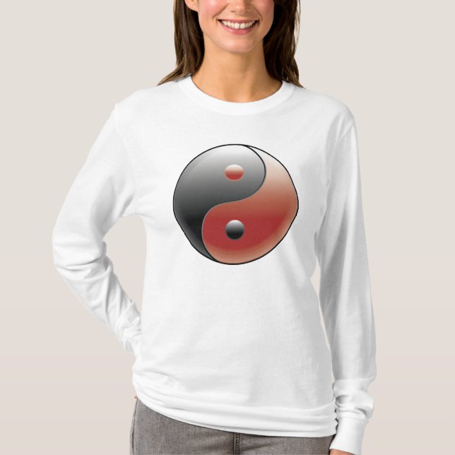 Yin Yang Symbol - Yin Yang Sign T-Shirt (Front)