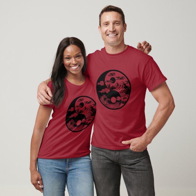 Yin Yang T Shirt (Unisex)