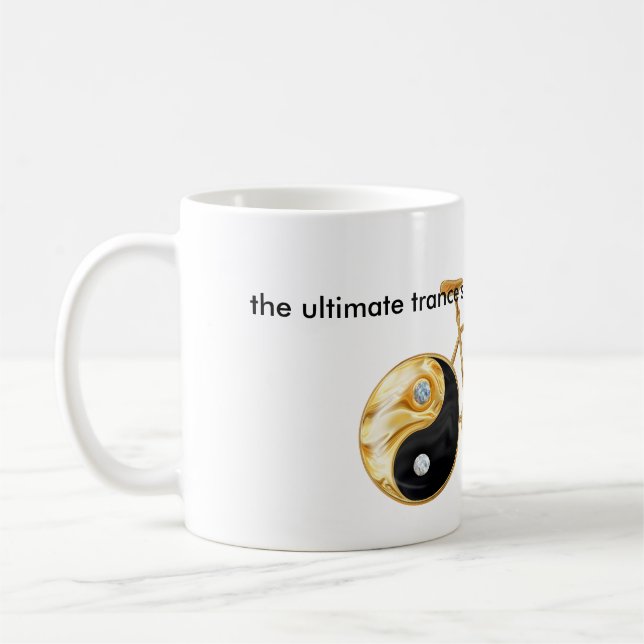 Yin Yang Tao Bike Zings Zen Coffee Mug (Left)