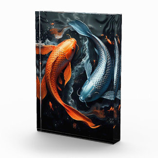 Yin & Yang: The Dance of Koi Photo Block