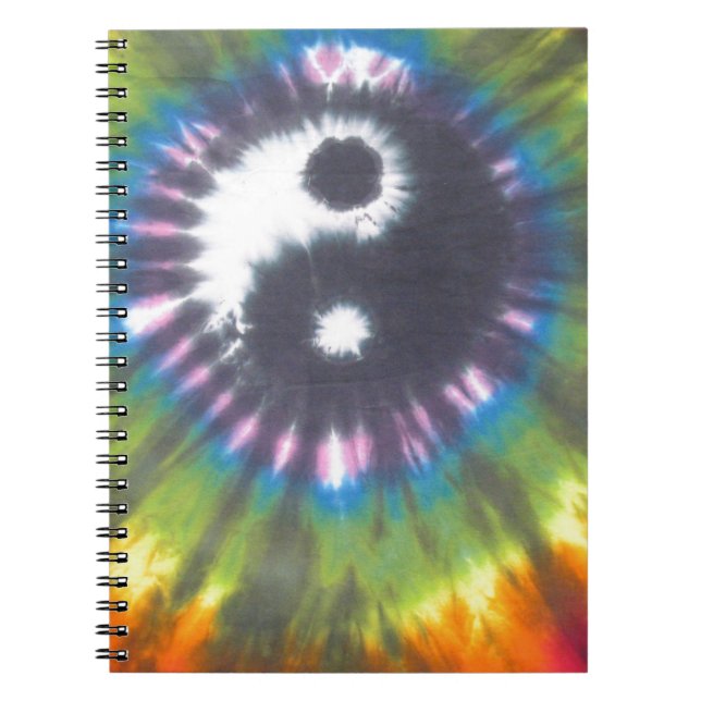 Yin Yang Tie Dye Notebook (Front)