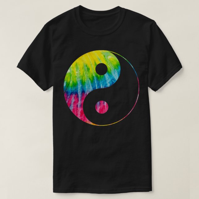 Yin Yang Tie Dye T-Shirt (Design Front)