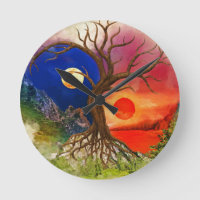 Yin Yang Tree Landscape