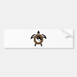 yin-yang-turtle bumper sticker