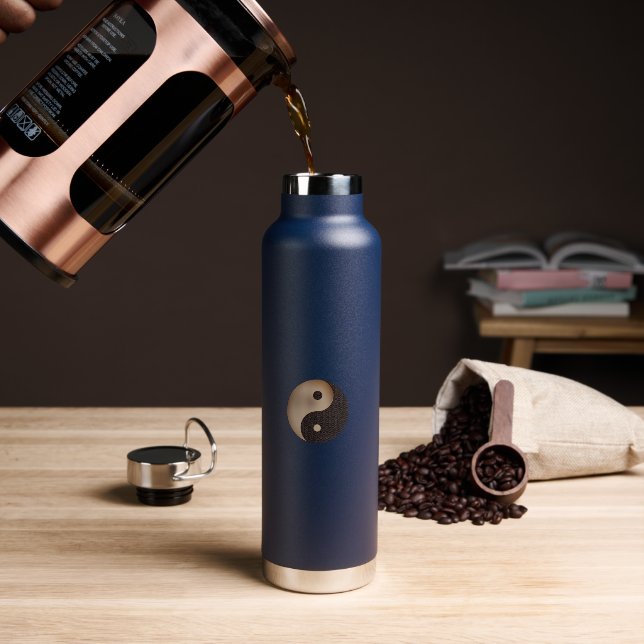 Yin Yang Water Bottle (Coffee)