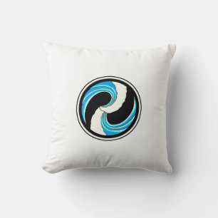 Yin Yang Waves Cushion
