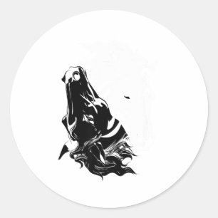 Yin-yang Year Of The Horse 2026 Happy Chinese New Classic Round Sticker