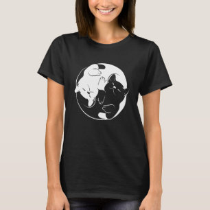 Yin Yang Yoga Zen Cats  - Yoga Cat T-Shirt