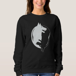 Yin Yang Yoga Zen Cute dogs for Dog 1 Sweatshirt