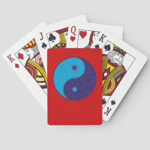 yin yang zen meditation tao playing cards