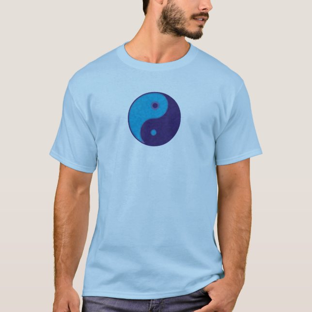 yin yang zen meditation tao T-Shirt (Front)