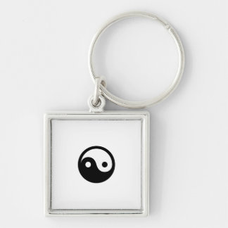 ying and yang key ring