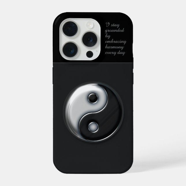 Ying Yang 3D iPhone Case (Back)