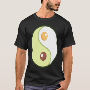 Ying Yang Avocado Ketogenic Overweight Diet Keto F T-Shirt