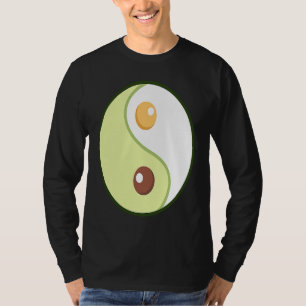 Ying Yang Avocado Ketogenic Overweight Diet Keto F T-Shirt