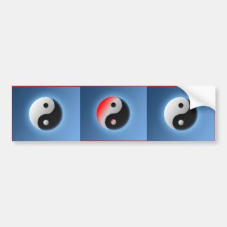 YING YANG BUMPER STICKER